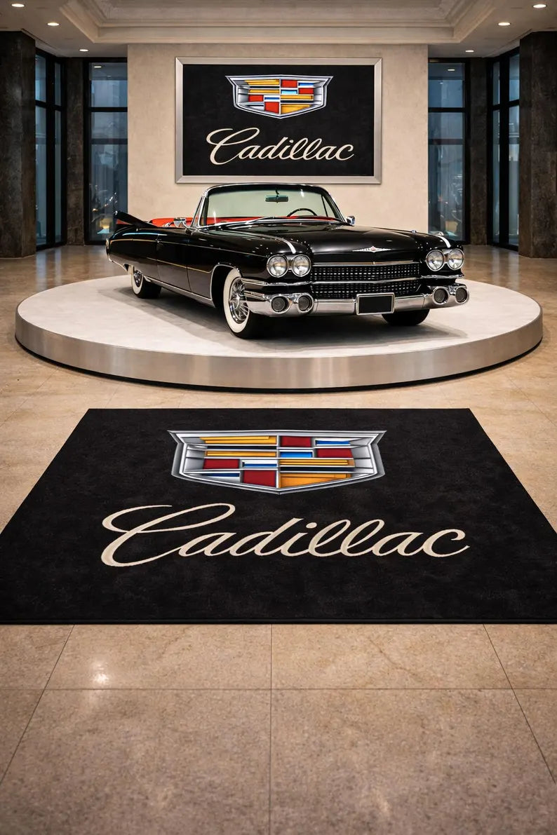 Cadillac Rug 60x87 Inches Garage and Home