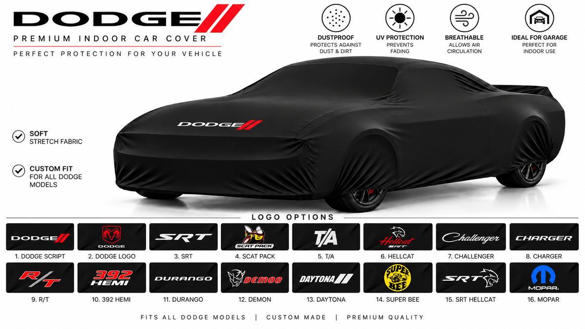 Dodge Indoor Car Cover Custom Fit
