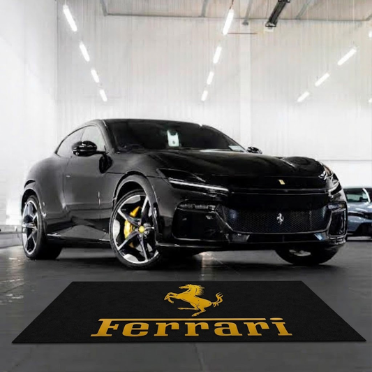 Ferrari Rug 60 x 87 Inches Garage & Home