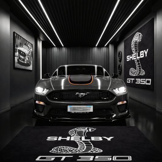 Shelby GT350 Floor Mat 5x7 FT (60x87 Inches) Premium Showroom Rug Wall Decor