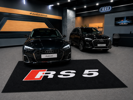 Audi RS5 Garage Floor Mat 5x7 FT (60x87 Inches) Showroom Rug