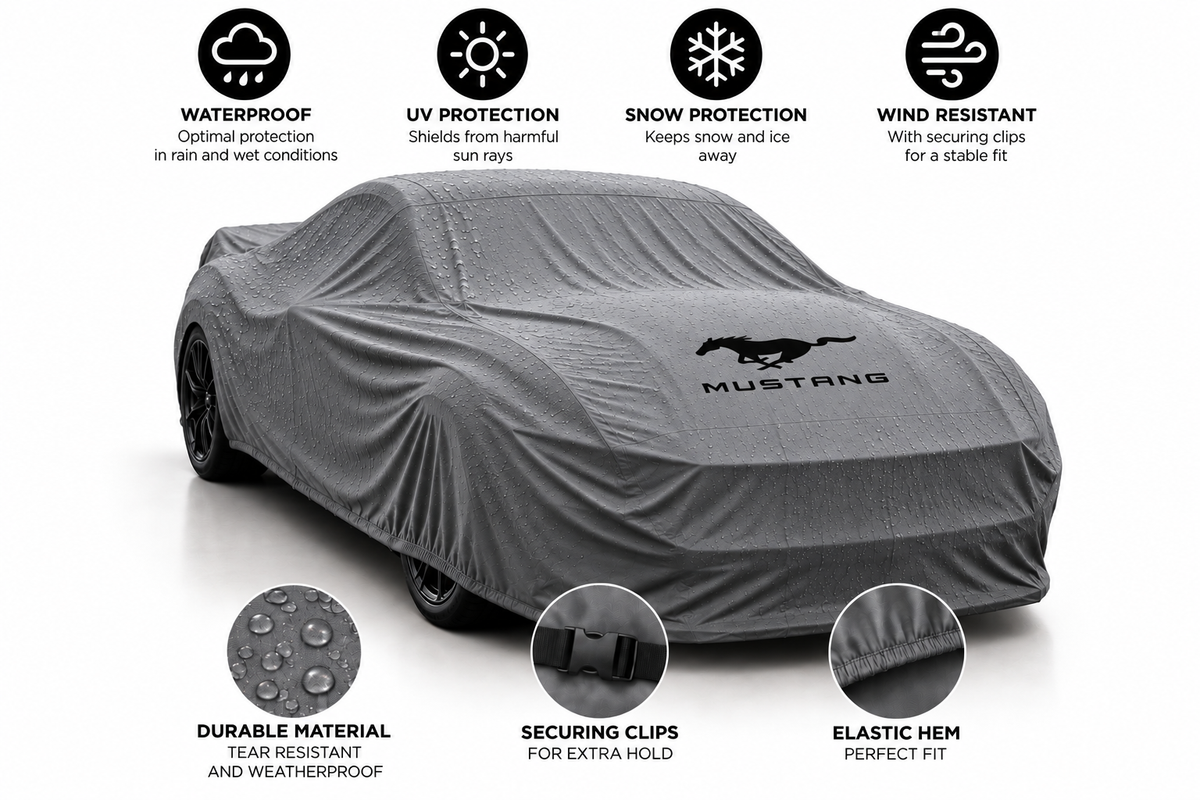 Ford Mustang Waterproof Car Cover Custom Fit 1964-2027