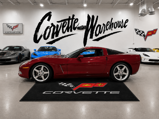 Corvette C6 Rug 60x87 Inches Garage and Home