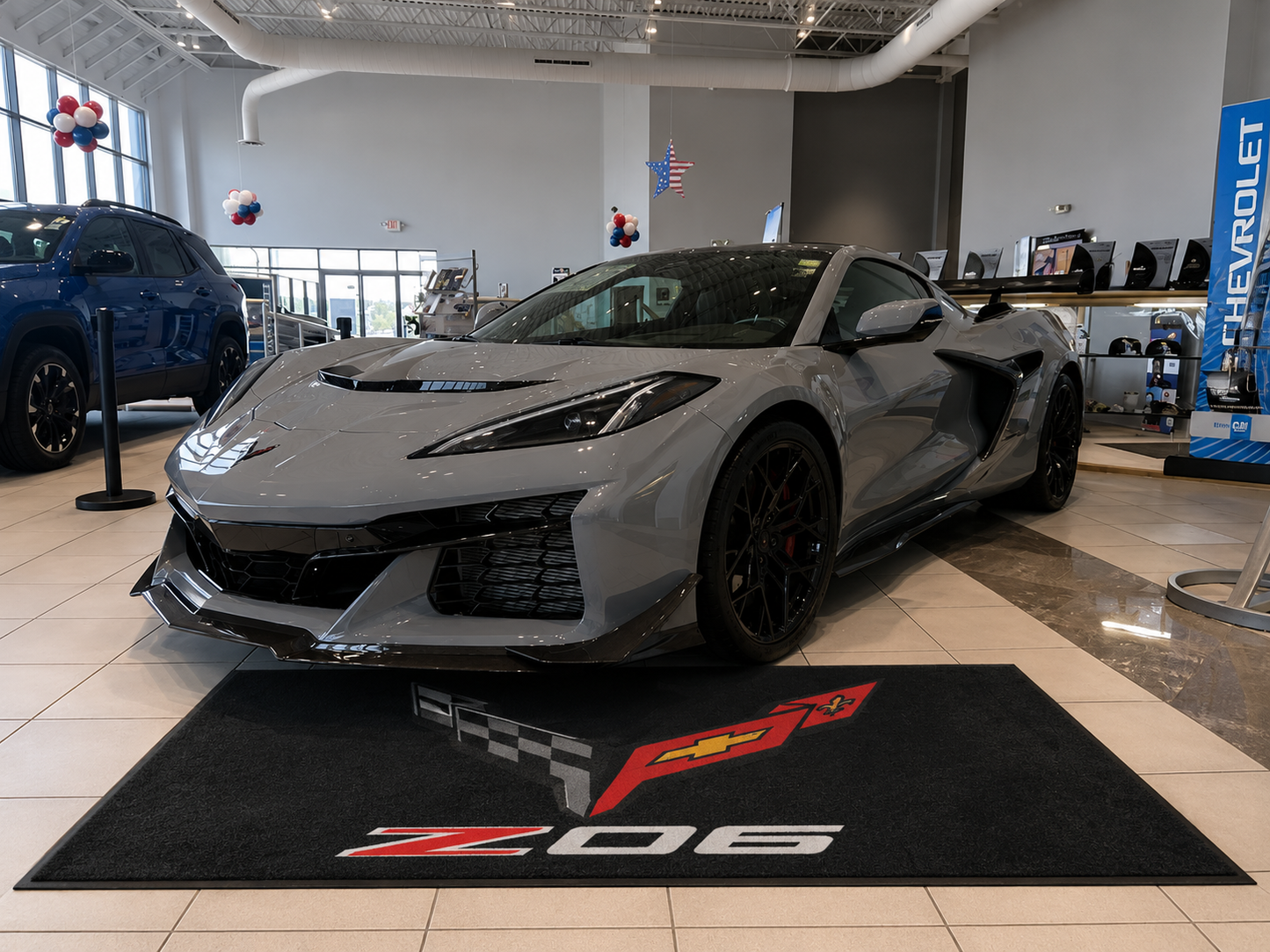 Corvette z06 Rug 60x87 Inches Garage and Home