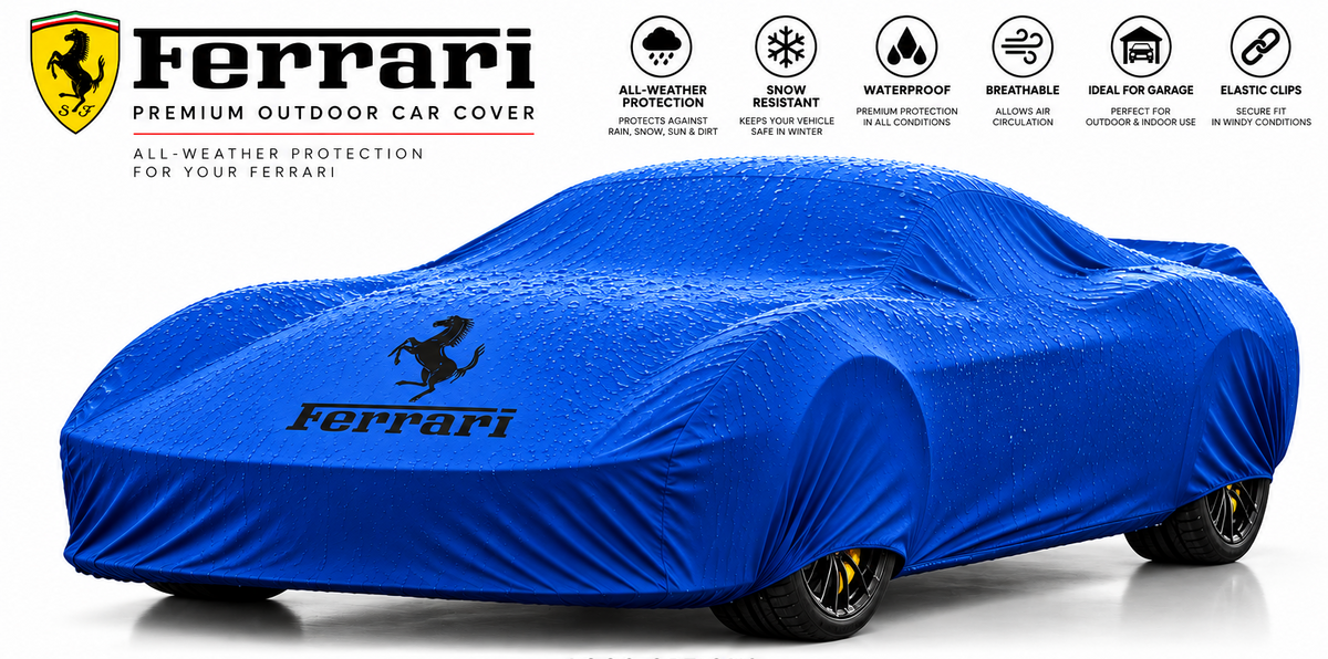 Ferrari Outdoor Car Cover Custom Fit Waterproof