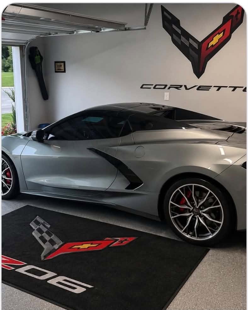 Corvette z06 Rug 60x87 Inches Garage and Home