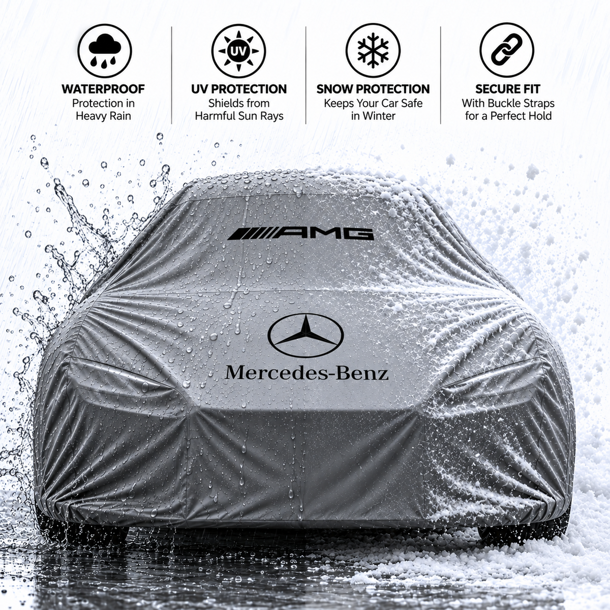 Mercedes Benz (AMG) Outdoor Car Cover — Custom Fit, Weatherproof Protection