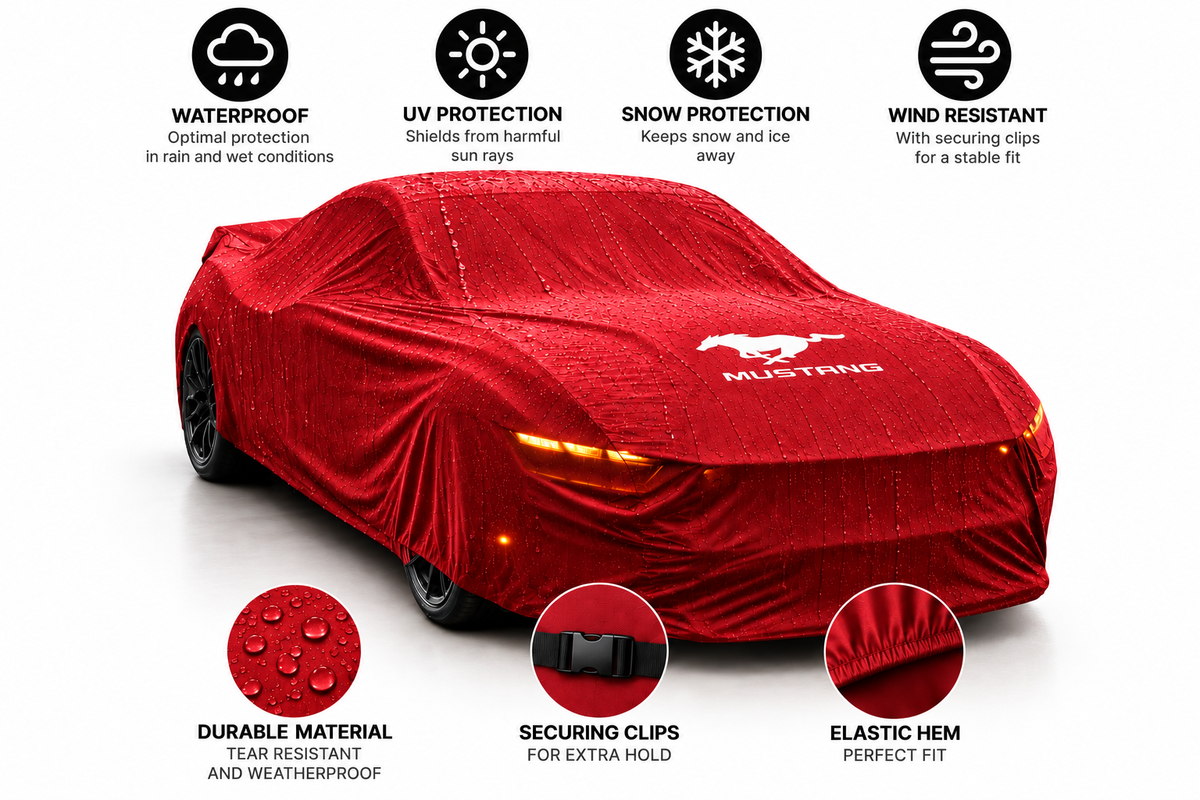 Ford Mustang Waterproof Car Cover Custom Fit 1964-2027