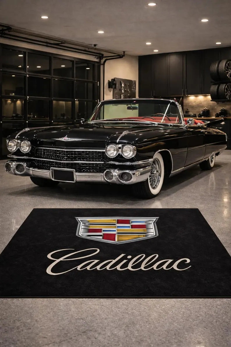 Cadillac Rug 60x87 Inches Garage and Home