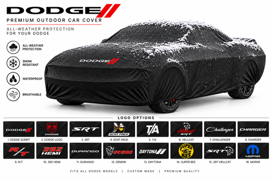 Dodge Outdoor Car Cover Custom Fit Waterproof