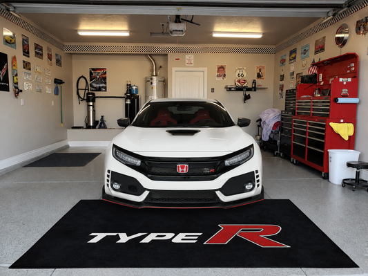 Honda Type-R Garage Floor Mat – Premium Parking Mat 60x87 Inches