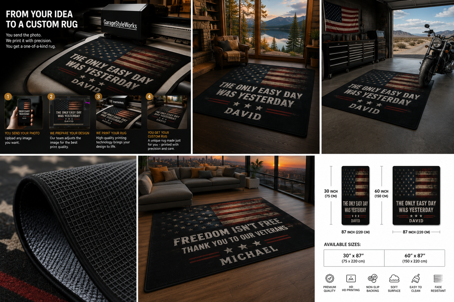 Custom Photo Rug Turn Your Idea Into a Premium Custom Rug