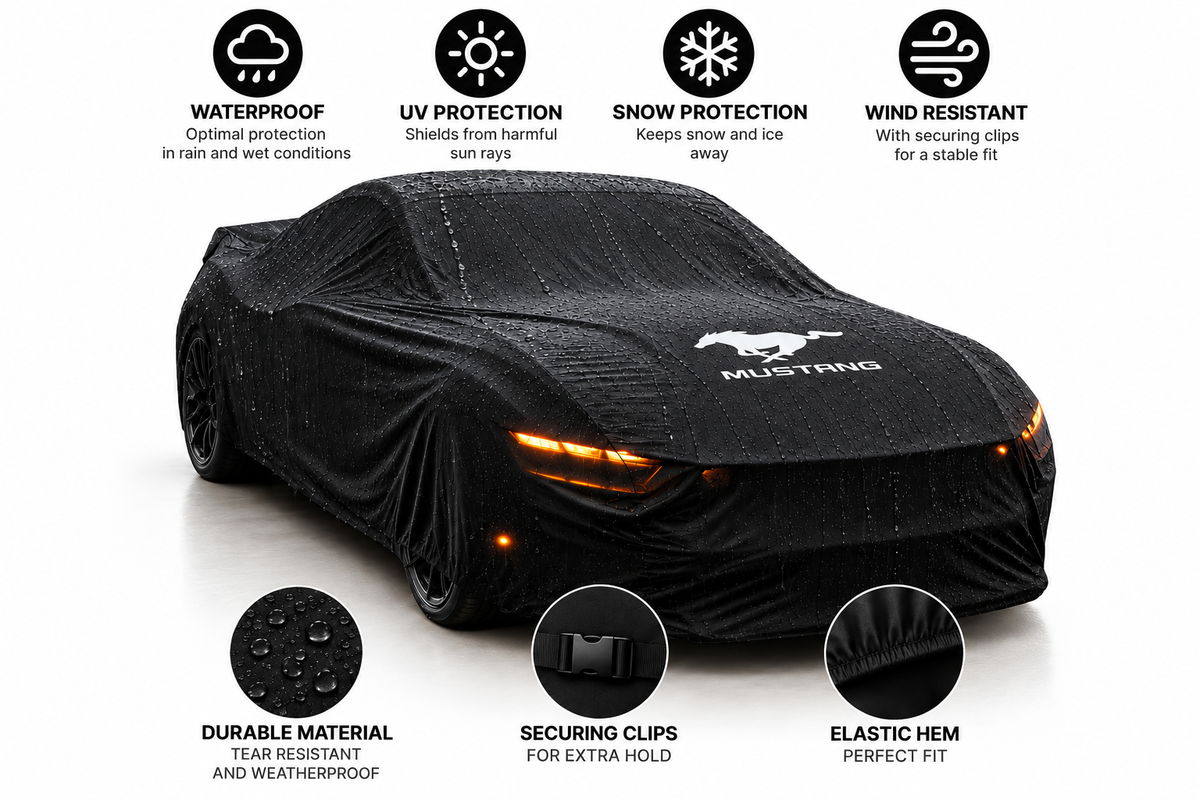Ford Mustang Waterproof Car Cover Custom Fit 1964-2027