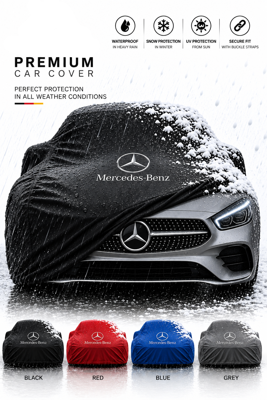 Mercedes Benz (AMG) Outdoor Car Cover — Custom Fit, Weatherproof Protection