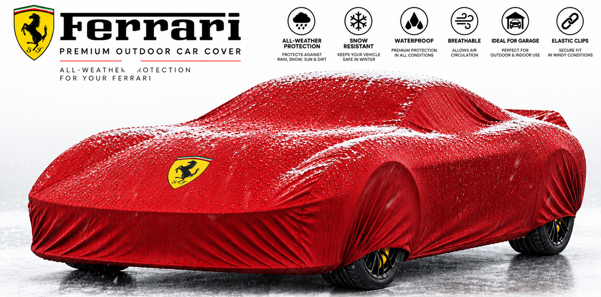 Ferrari Outdoor Car Cover Custom Fit Waterproof