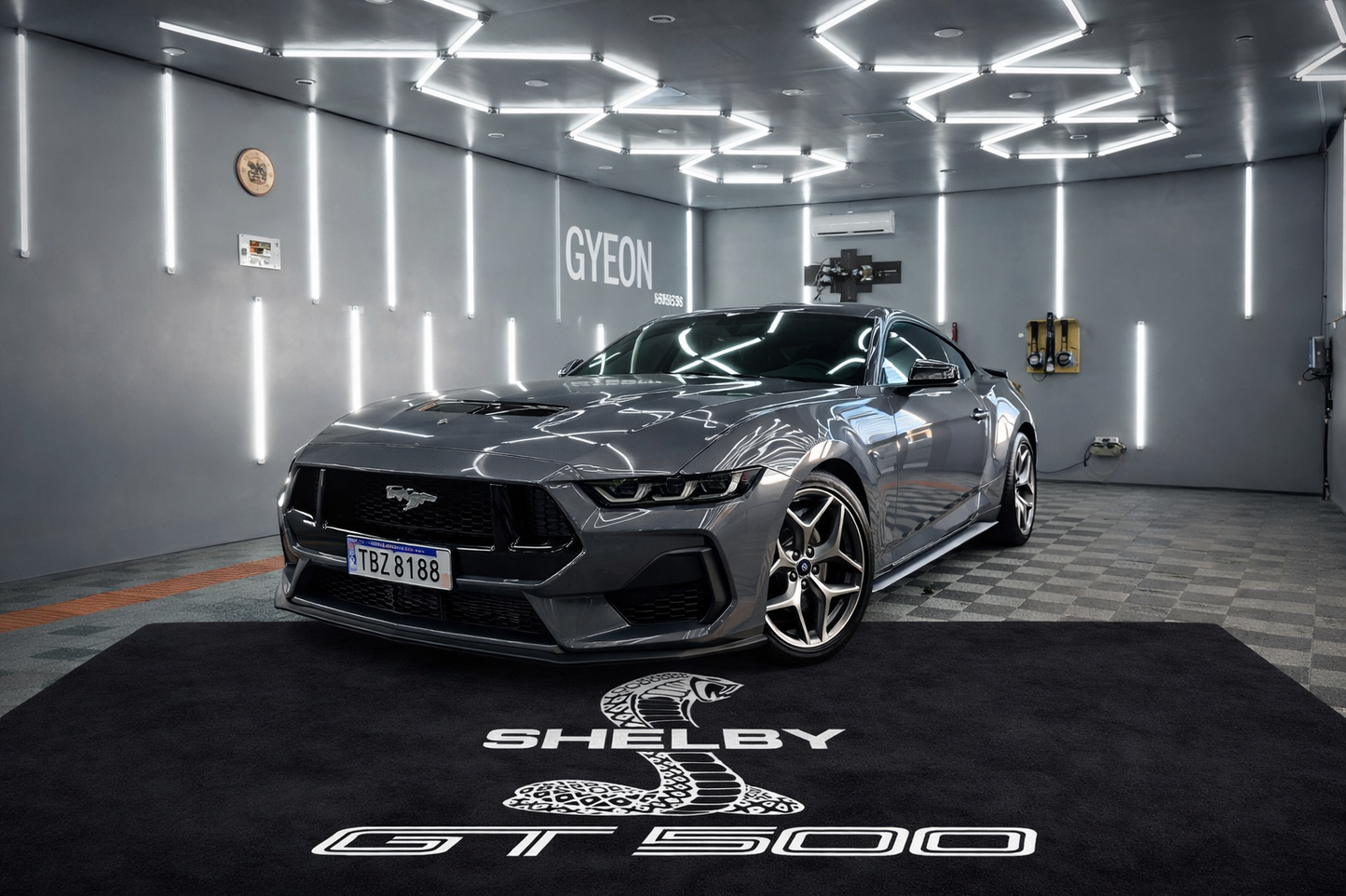 Shelby GT500 Floor Mat 5x7 FT (60x87 Inches) Premium Showroom Rug Wall Decor