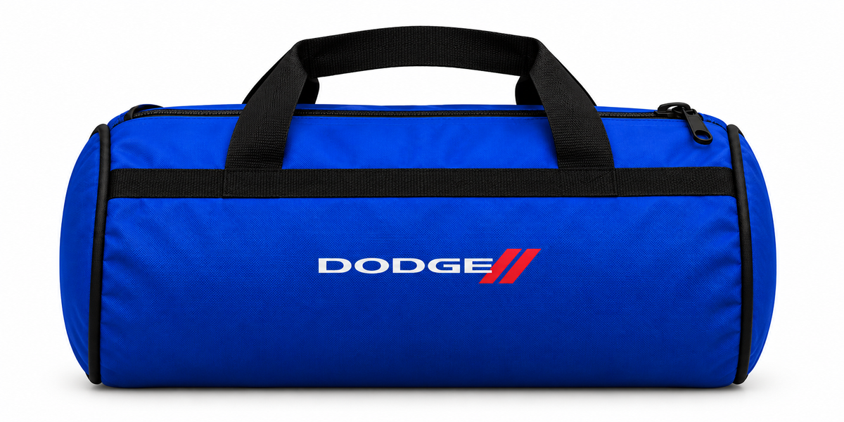 Premium Car Travel Duffel Bag with Custom Logo – 19.7 × 11.8 Inches | Red & Blue