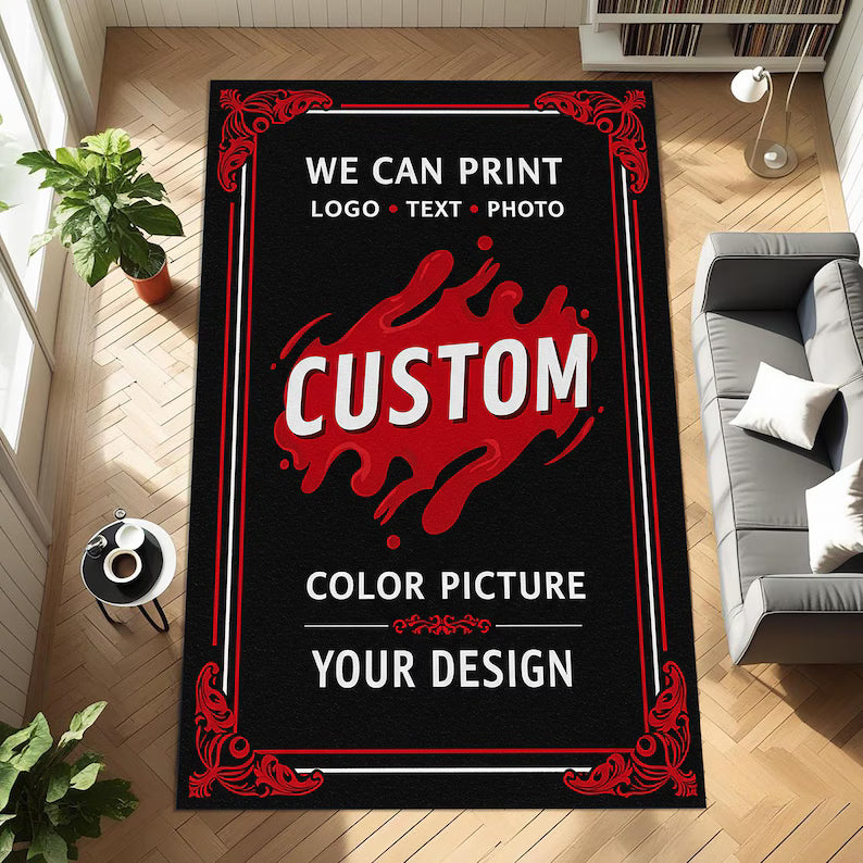 Custom Photo Rug Turn Your Idea Into a Premium Custom Rug